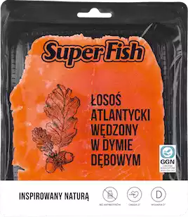 Łosoś atlantycki wędzony w dymie dębowym