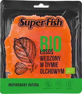 Bio Łosoś wędzony na zimn